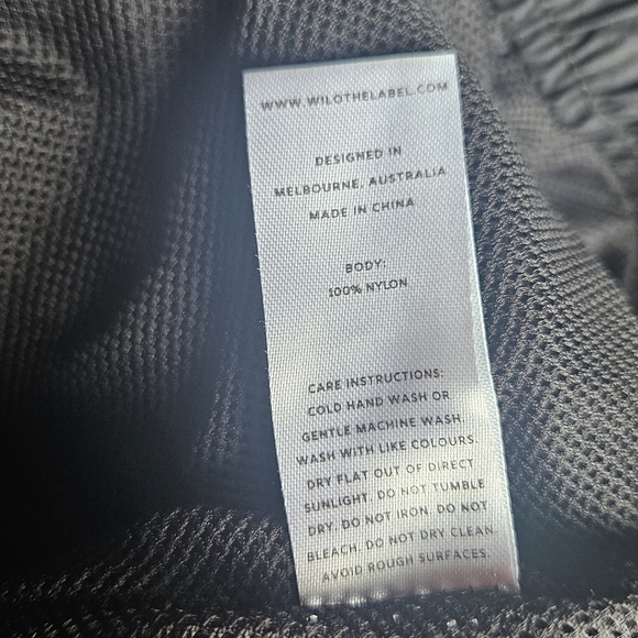 Anthropologie Wilo The Label Black Nylon Parachute Jogger Size XS - Picture 11 of 11